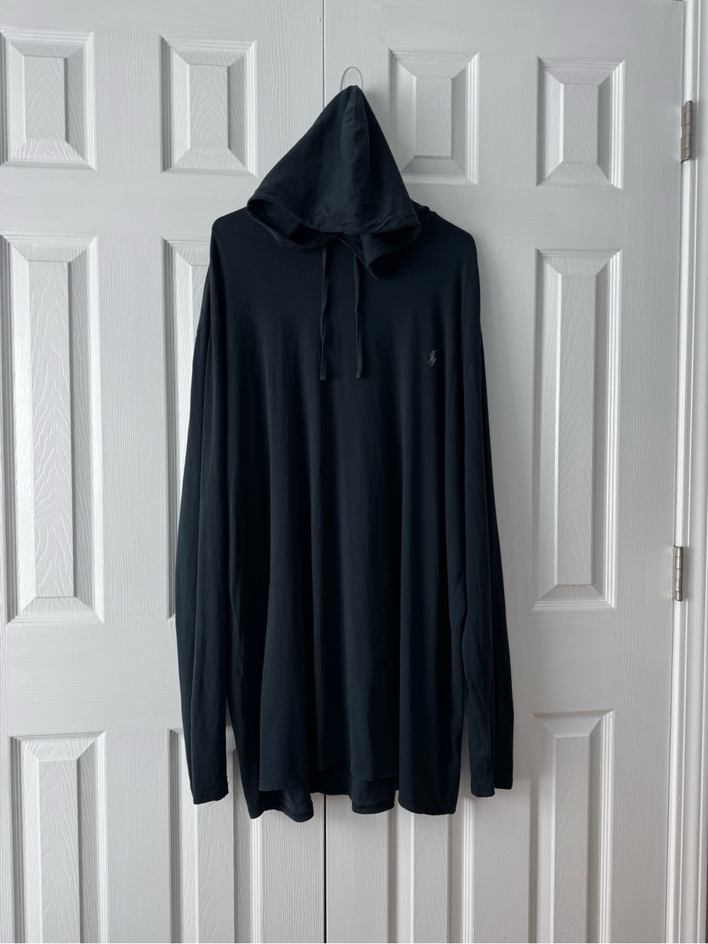 Polo Ralph Lauren Charcoal Grey Lightweight Sweatshirt Hoodie 2XLT Quiet Luxury